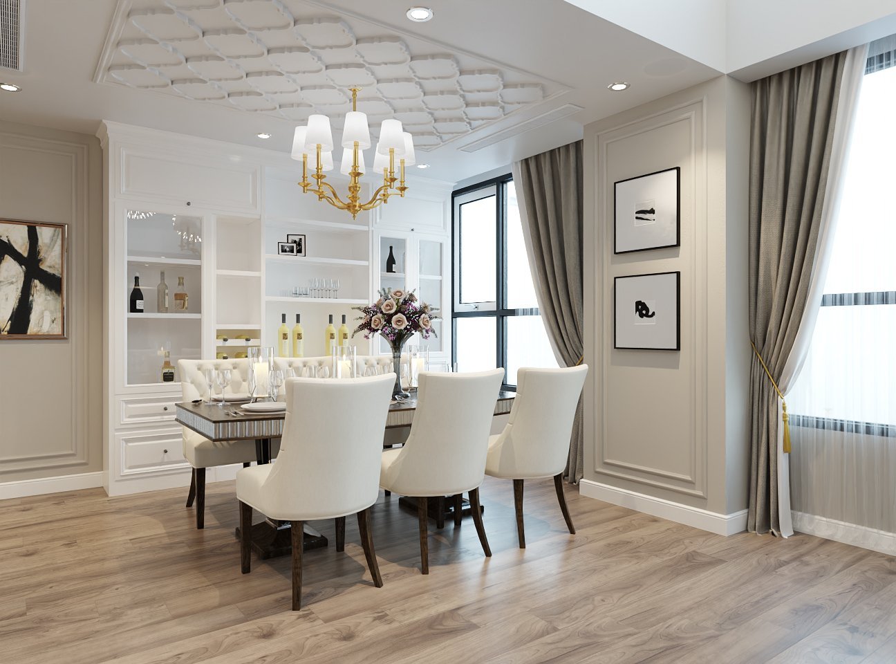 Công trình thiết kế nội thất của anh Kiên Cầu Giấy, Hà Nội