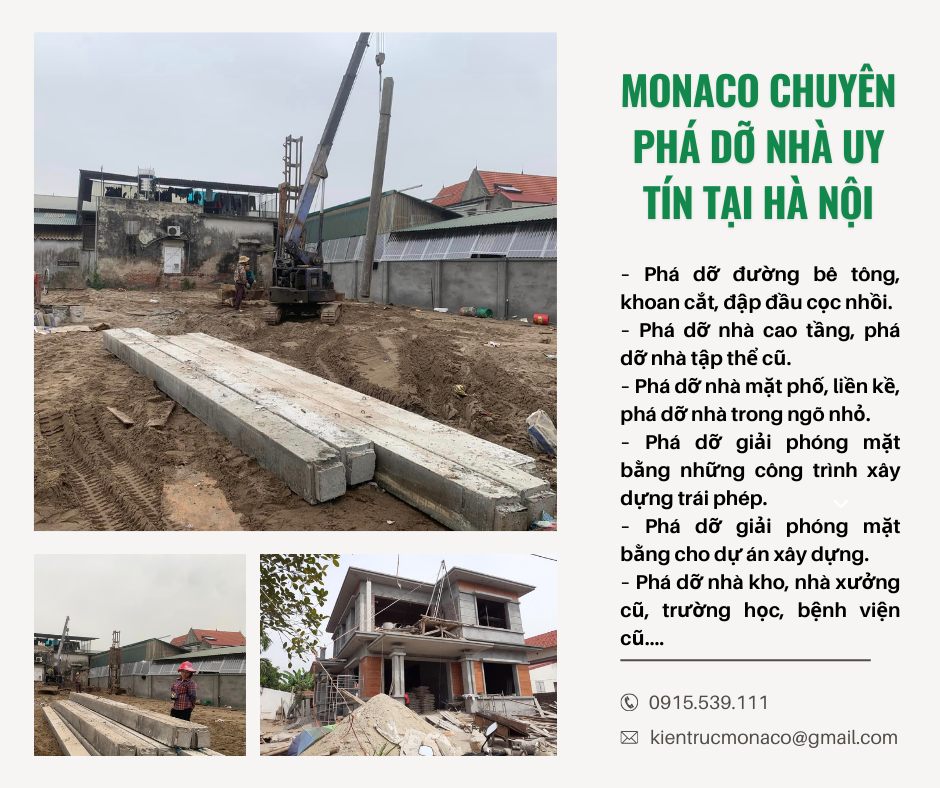 báo giá phá dỡ nhà trọn gói