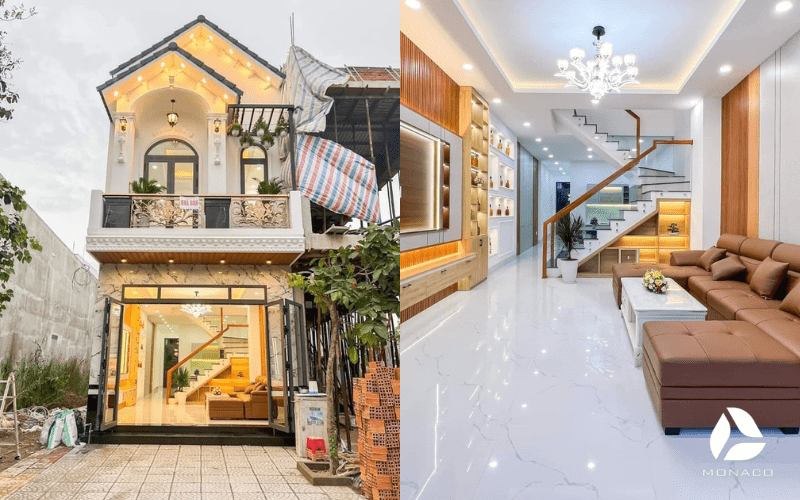 chi phí xây nhà 2 tầng 