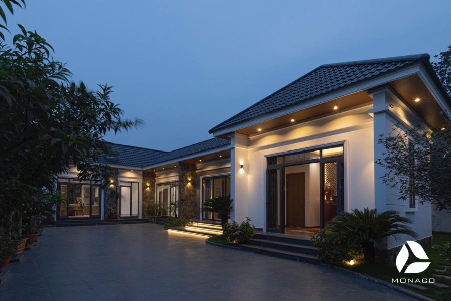 xây nhà 1 tầng 100m2 hết bao nhiêu tiền