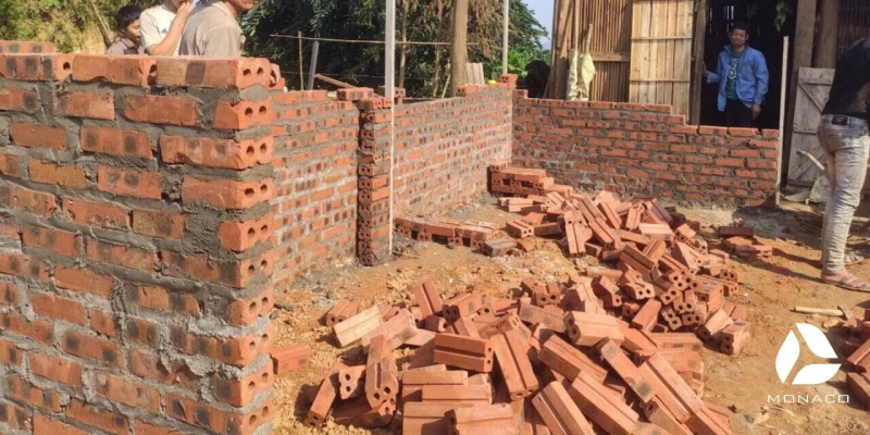 xây nhà 100m2 cần bao nhiêu gạch