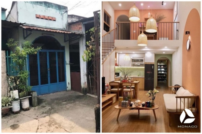 sửa nhà cấp 4 thành 2 tầng