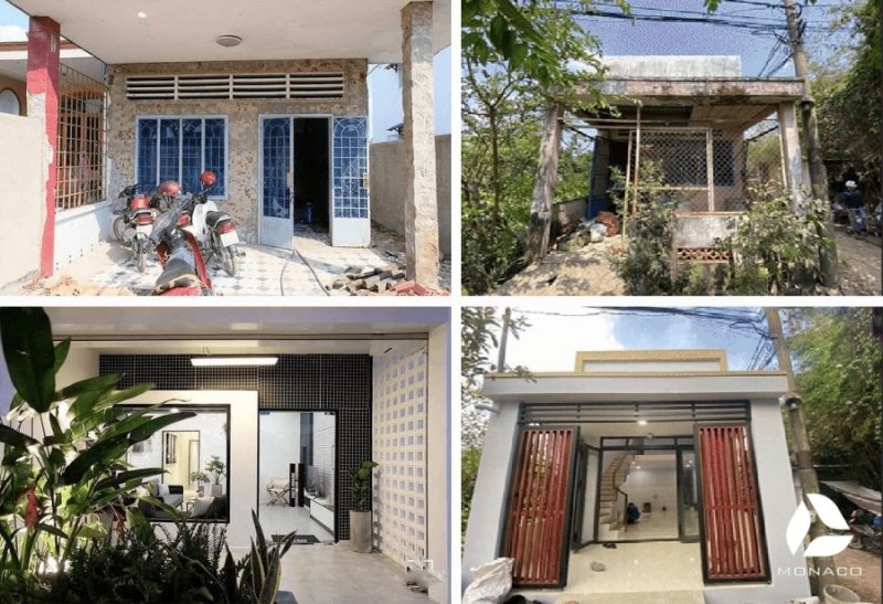 sửa nhà cấp 4 thành 2 tầng