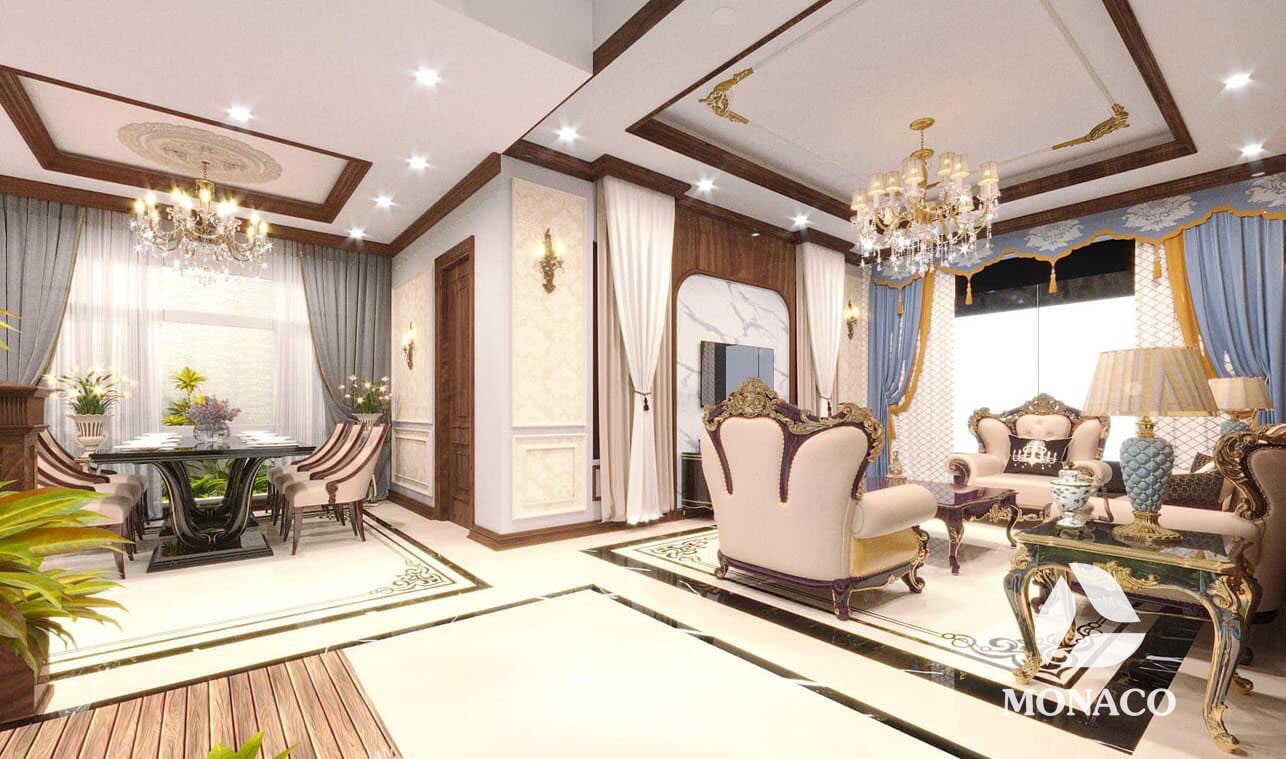 Thiết kế Biệt thự Kiểu Pháp 3 tầng của ông Sức tại Hải Dương