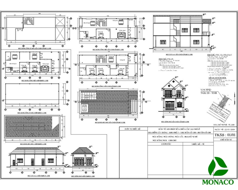 bản vẽ xây dựng nhà đơn giản