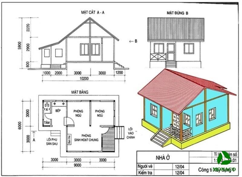 cách đọc bản vẽ xây dựng nhà ở