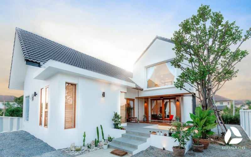 xây nhà 1 trệt 1 lầu 400 triệu