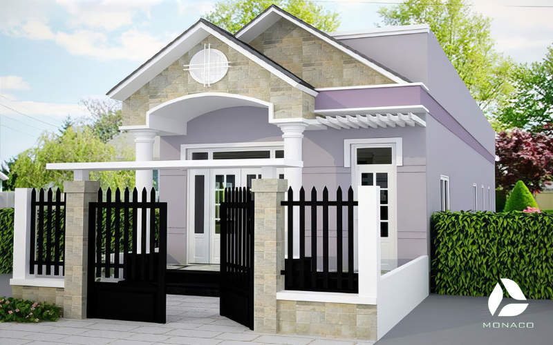 Xây nhà 2 tầng 600 triệu