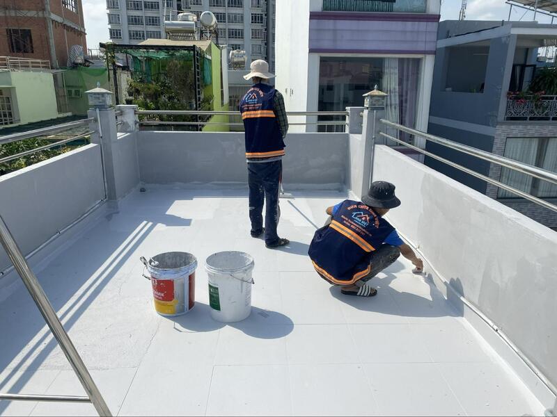 cách chống thấm sân thượng