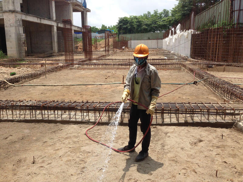 cách chống mối khi xây nhà