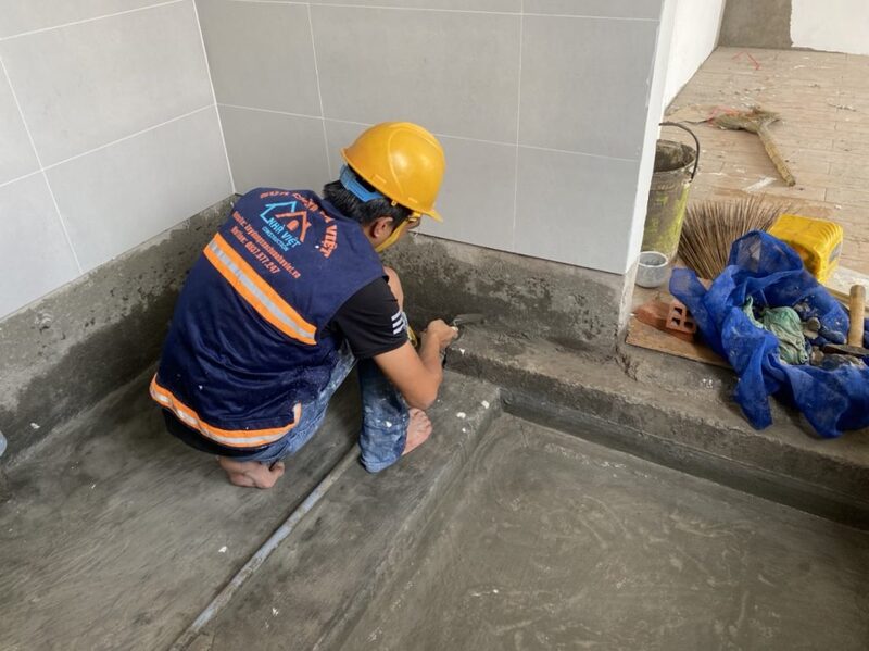 xử lý chống thấm nhà vệ sinh