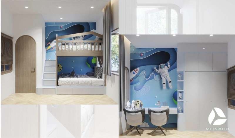 xây nhà ống 2 tầng với 200 triệu